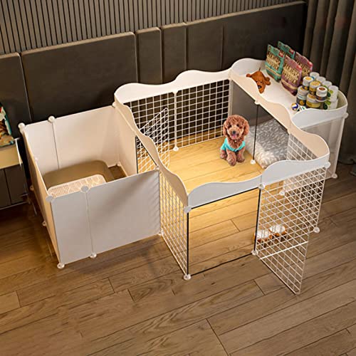 Katzenlaufstall – Katzenkäfig, Hundekäfige, Metall-Laufstall für Haustiere, Katzen-Übungsstall, Käfig, Zwinger, Hund, faltbar, für Meerschweinchen, Kaninchen, Welpen, DIY-Metalldraht-Hofzaun Katzenlaufstall – Katzenkäfig, Hundekäfige, Metall-Laufstall für Haustiere, Katzen-Übungsstall, Käfig, Zwinger, Hund, faltbar, für Meerschweinchen, Kaninchen, Welpen, DIY-Metalldraht-Hofzaun von TZUFA