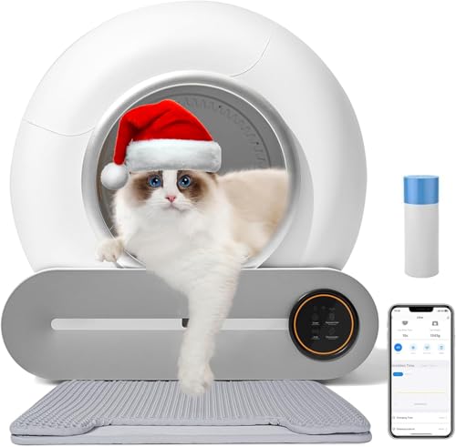 TaFoyu Selbstreinigende Katzentoilette, 65L+9L Katzenklo Selbstreinigend,App-Steuerung/Maximales Fassungsvermögen, Automatisches Katzenklo für Mehrere Katzen TaFoyu Selbstreinigende Katzentoilette, 65L+9L Katzenklo Selbstreinigend,App-Steuerung/Maximales Fassungsvermögen, Automatisches Katzenklo für Mehrere Katzen von TaFoyu