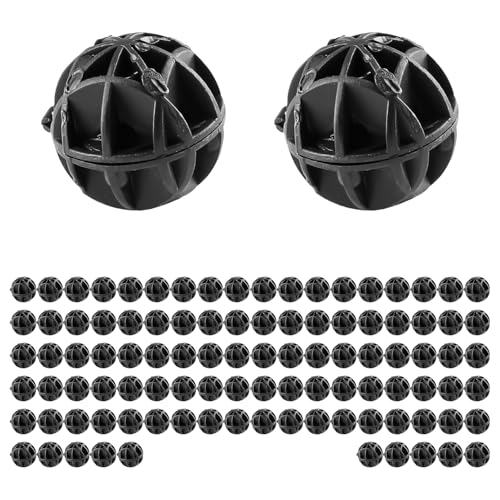 Tabanzhe 100 Stück poröse Bio-Filter für Aquarien, Bio-Kugeln, Filtermaterial mit Baumwolle für Aquarium, Teich, Aquarium, Wasserfall-Zubehör Tabanzhe 100 Stück poröse Bio-Filter für Aquarien, Bio-Kugeln, Filtermaterial mit Baumwolle für Aquarium, Teich, Aquarium, Wasserfall-Zubehör von Tabanzhe