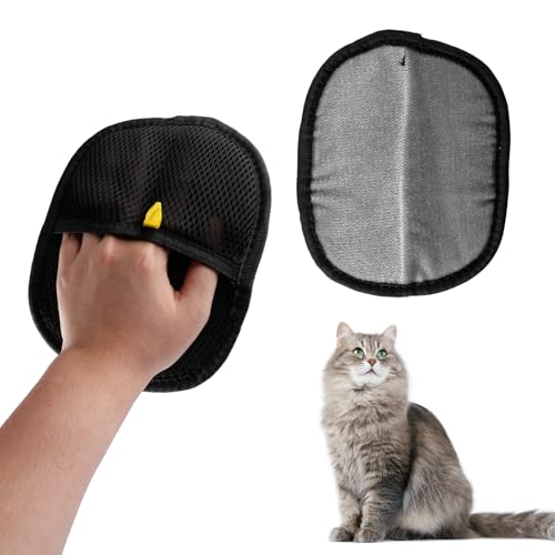 Tabanzhe Doppelseitige Fellpflege-Handschuhe für Haustiere, statische Entfernungshandschuhe, Tierhaarentferner, vielseitig, wiederverwendbar, Fellpflege-Handschuh zum Waschen und Enthaaren Tabanzhe Doppelseitige Fellpflege-Handschuhe für Haustiere, statische Entfernungshandschuhe, Tierhaarentferner, vielseitig, wiederverwendbar, Fellpflege-Handschuh zum Waschen und Enthaaren von Tabanzhe