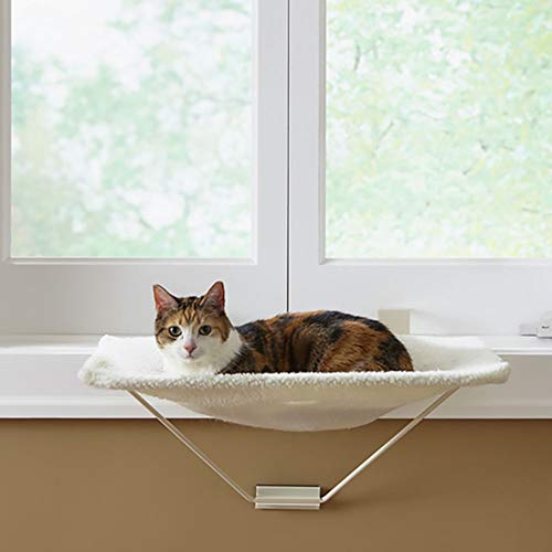 tabbynapper Katze Fenster Sitzstange – Für kleine, große & vielfältige Katzen | einfach zu installieren ohne Bohren von TabbyNapper