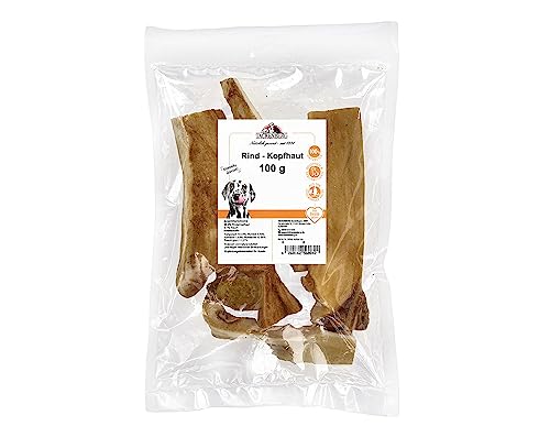 Tackenberg - Rinderkopfhaut getrocknet für Hunde - 500 g - Premiumqualität von Tackenberg von Tackenberg