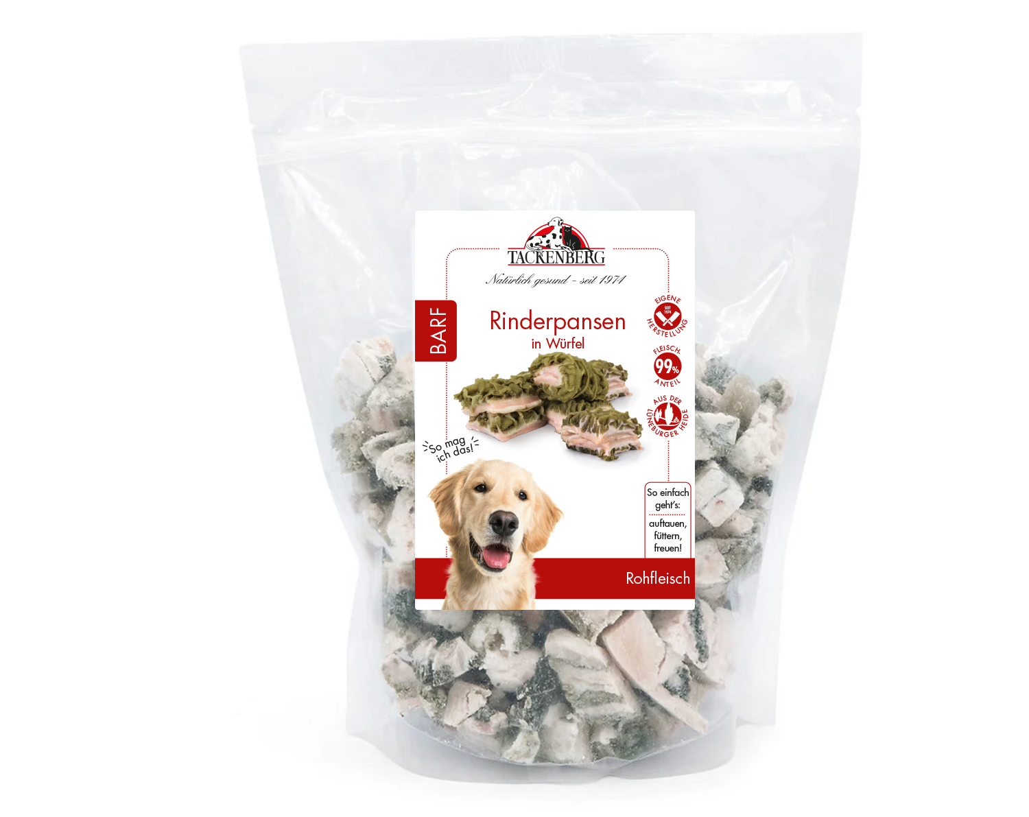 BARF Rinderpansen in Würfeln für Hunde - 1000 g - Premiumqualität von Tackenberg BARF Rinderpansen in Würfeln für Hunde - 1000 g - Premiumqualität von Tackenberg von Tackenberg