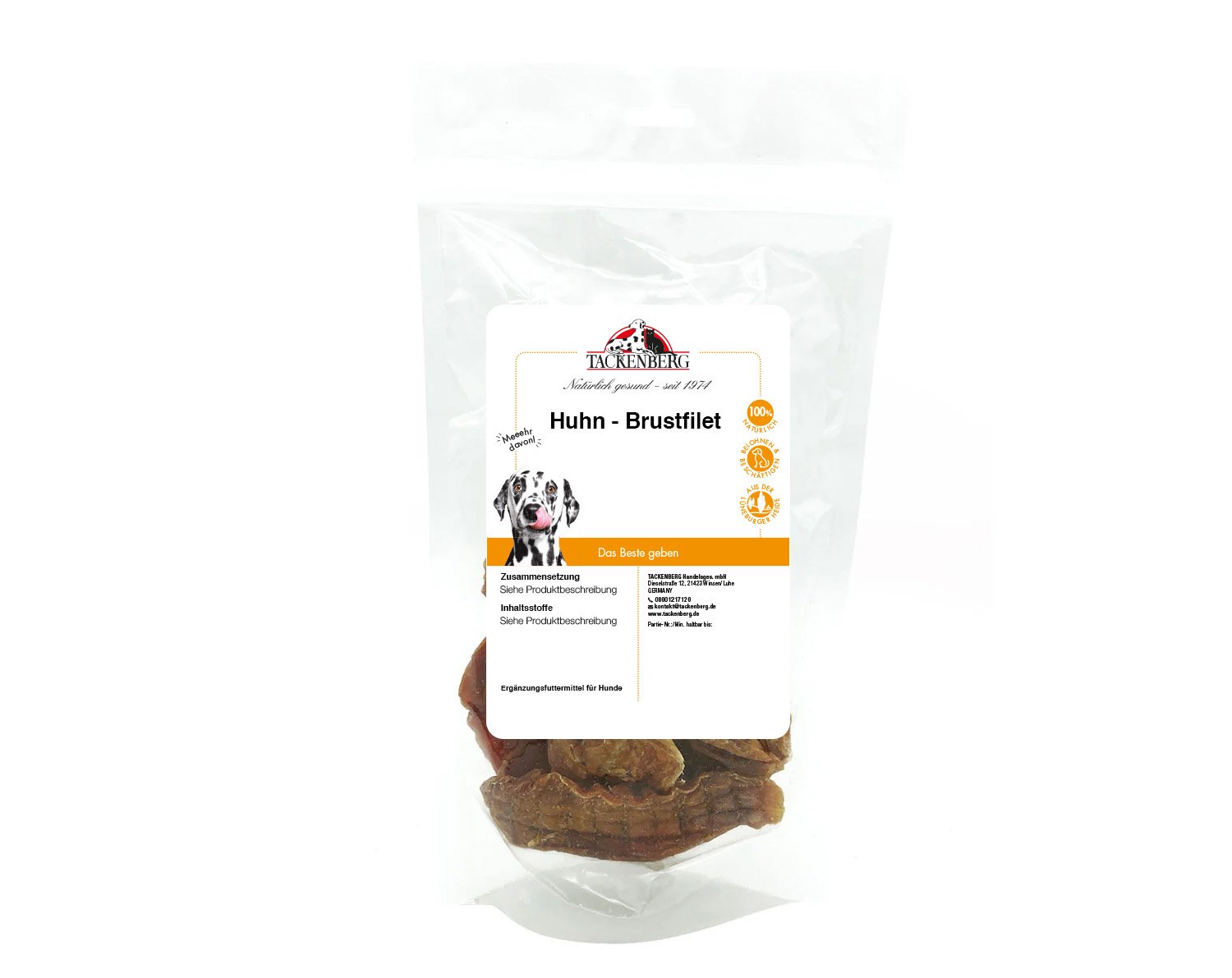 Hühnerbrustfilet getrocknet für Hunde & Katzen - 250 g - Premiumqualität von Tackenberg Hühnerbrustfilet getrocknet für Hunde & Katzen - 250 g - Premiumqualität von Tackenberg von Tackenberg