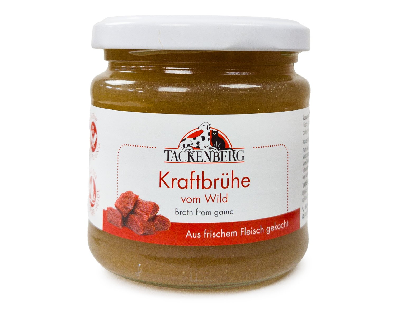 Kraftbrühe vom Wild für Hunde & Katzen - 6 x 485 ml - Premiumqualität von Tackenberg Kraftbrühe vom Wild für Hunde & Katzen - 6 x 485 ml - Premiumqualität von Tackenberg von Tackenberg