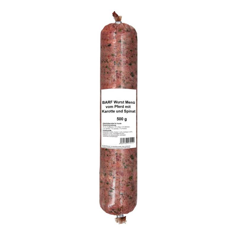 Menü vom Pferd mit Karotte und Spinat - 500g - Premiumqualität von Tackenberg von Tackenberg