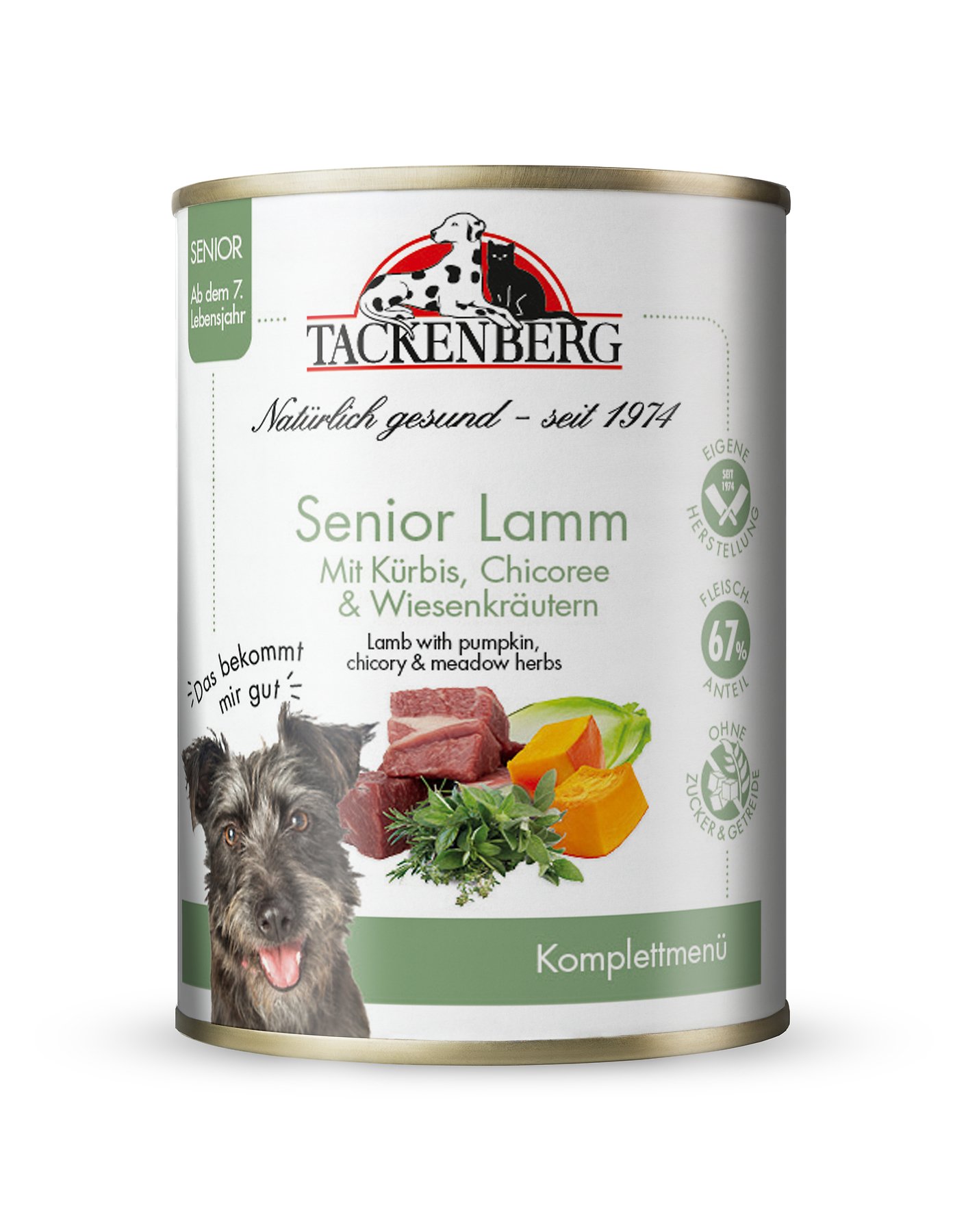 Nassfuttermenü für Senioren | Online bei Tackenberg - 6 x 400 g - Premiumqualität von Tackenberg von Tackenberg