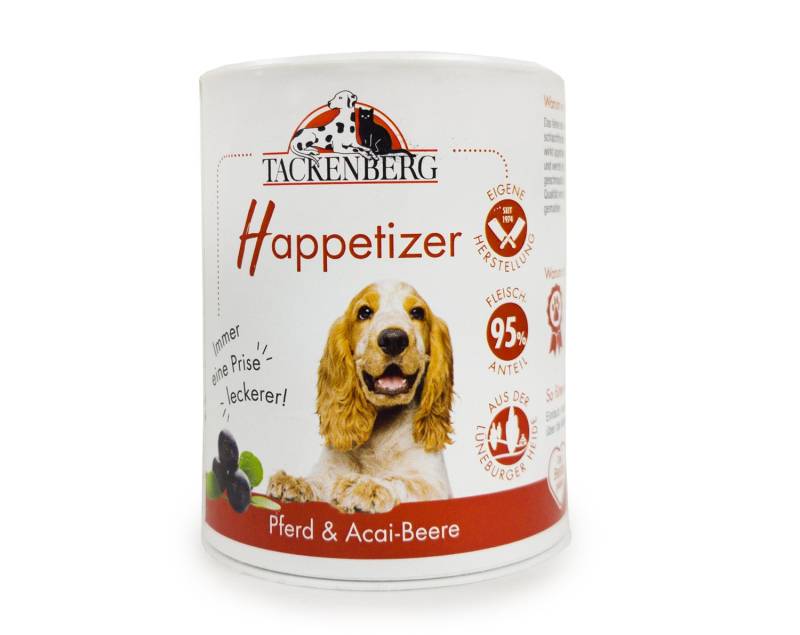 Natürlicher Appetizer vom Pferd mit Acai-Beeren | Online bei Tackenberg - 50 g - Premiumqualität von Tackenberg von Tackenberg