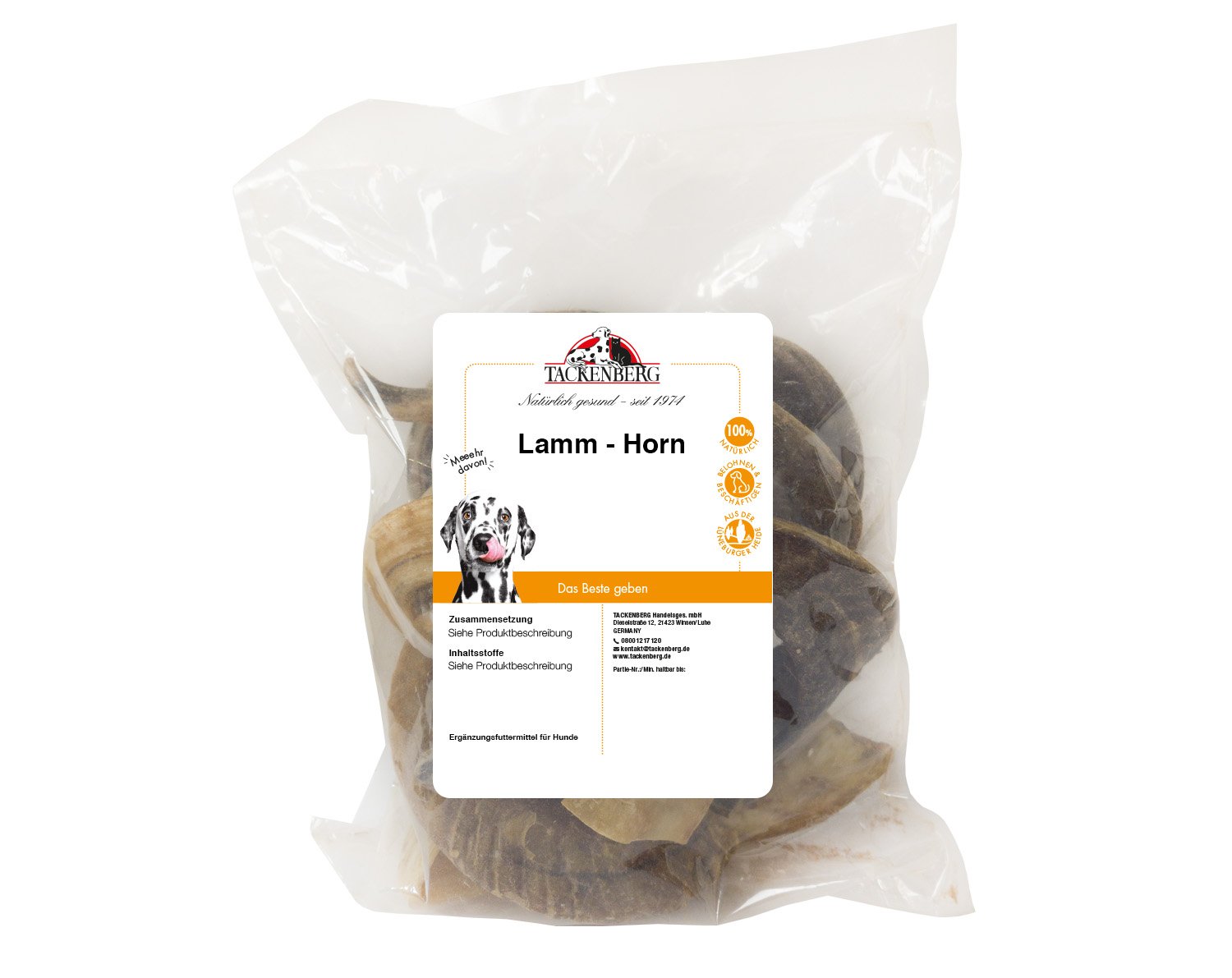 Premium Kauartikel für Hunde vom Lamm | Online bei Tackenberg - 10 Kg - Premiumqualität von Tackenberg von Tackenberg