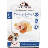 Tackenberg Barf 2 Go, Adult, Menü vom Geflügel mit Obst Risotto 500 g von Tackenberg