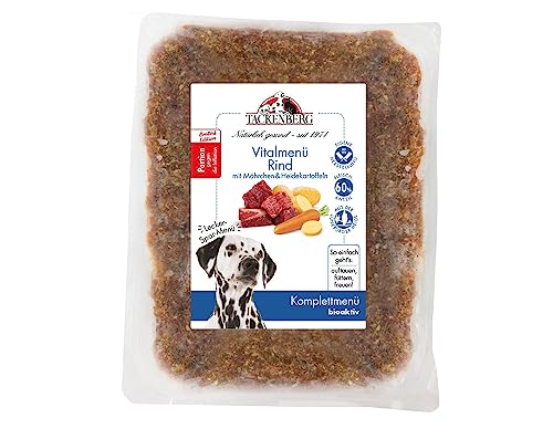 Tackenberg - Barf-Vitalmenü für Hunde vom Rind | 14 x 500 g - Premiumqualität von Tackenberg von Tackenberg