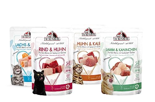 Tackenberg - Frische Nassfuttermenüs für Katzen 24 x 85g von Tackenberg
