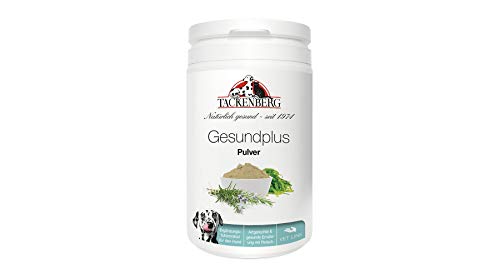Tackenberg Gesundplus für Hunde - 180 g - natürliche Premium Qualität - beugt Mangelerscheinungen vor - reich an Vitaminen & Mineralstoffen - Barf Zusatz von Tackenberg