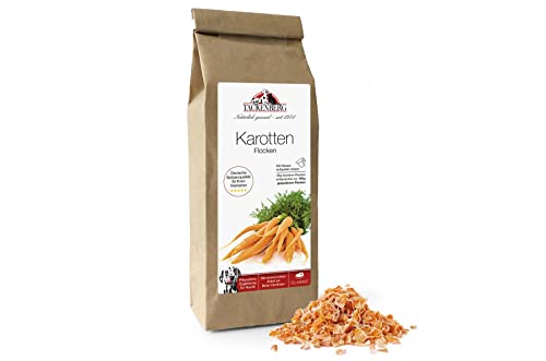 Tackenberg - Karotten-Flocken - Barf-Ergänzung voller Beta-Carotin für Hunde - 200 g - Premiumqualität von Tackenberg von Tackenberg