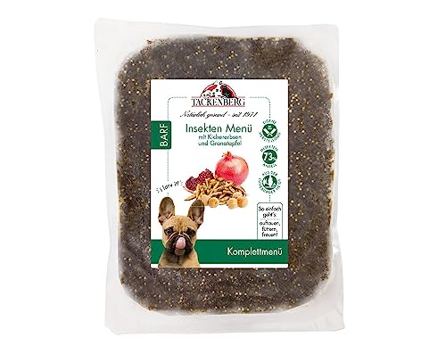 Tackenberg - Menü Insekten-Barf mit Kichererbsen für Hunde - 14 x 500 g - Premiumqualität von Tackenberg von Tackenberg