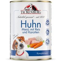 Tackenberg Nassfutter Hund, Adult, Hühnchen mit Langkornreis 6x400 g von Tackenberg