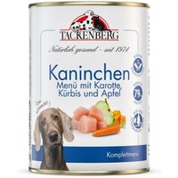 Tackenberg Nassfutter Hund, Adult, Kaninchen mit Karotte 6x400 g von Tackenberg