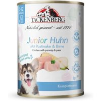 Tackenberg Nassfutter Hund, Welpenmenü, Huhn und Pastinaken 6x400 g von Tackenberg