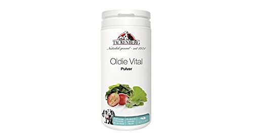 Tackenberg Oldie Vital für ältere Hunde - 250 g - natürliche Premium Qualität - unterstützt das Immunsystem deines Seniors - reich an Vitaminen und Mineralstoffen - Barf Zusatz von Tackenberg