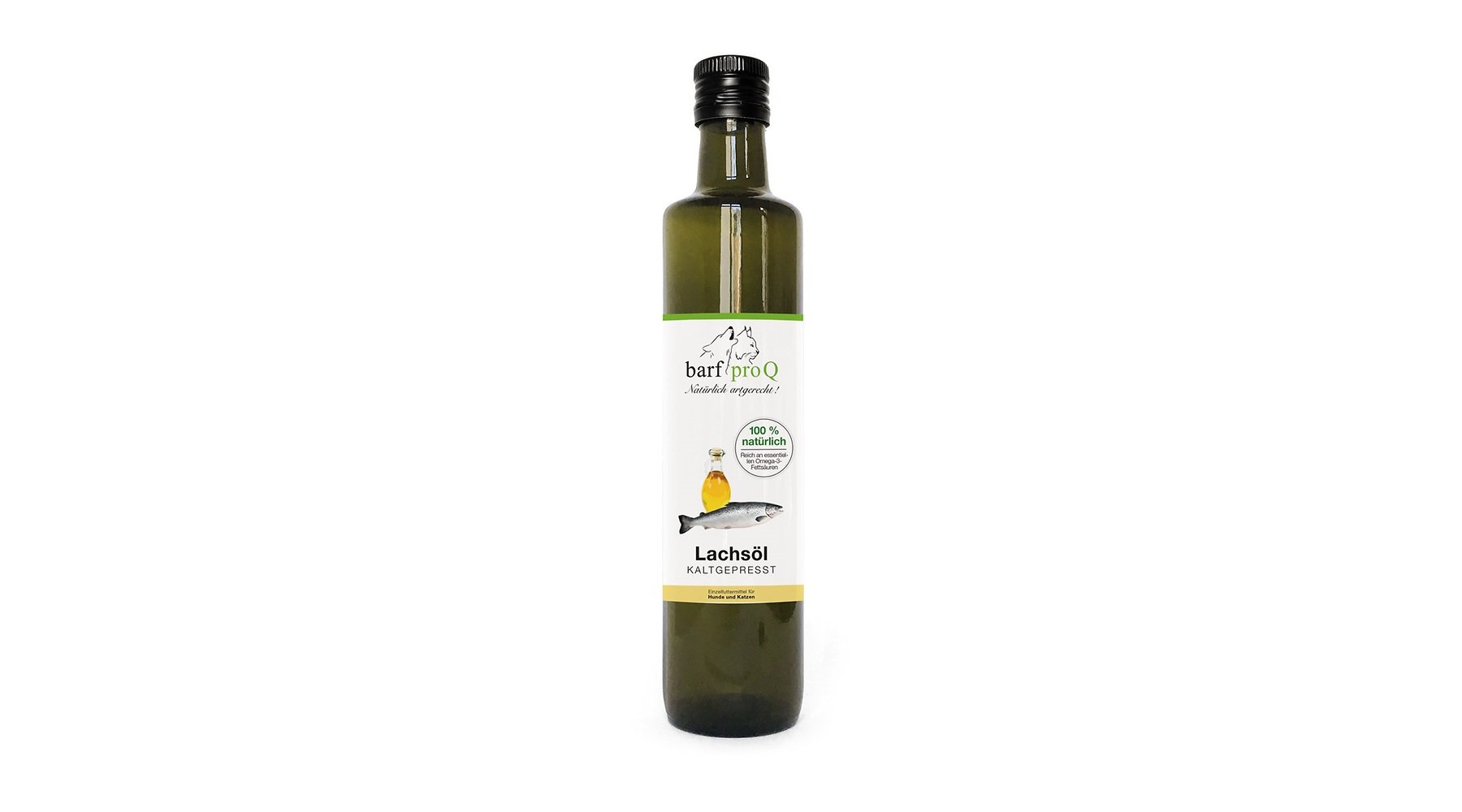 barf proQ Öl Lachsöl für Hunde & Katzen - 500 ml - Premiumqualität von Tackenberg barf proQ Öl Lachsöl für Hunde & Katzen - 500 ml - Premiumqualität von Tackenberg von Tackenberg
