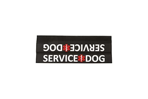 Tacticollar - Hundeleinenhüllen, doppelseitig, gut sichtbar, bieten erweiterte Warnung zur Vermeidung von Unfällen (Diensthund) von Tacticollar