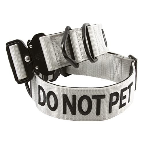 Tacticollar - Nicht Haustier, 5,1 cm Nylon-Halsband für kleine, mittelgroße und große Hunde, Neopren-gepolsterte Innenseite, kommunizieren Sie die Bedürfnisse Ihres Hundes, um Unfälle zu verhindern von Tacticollar