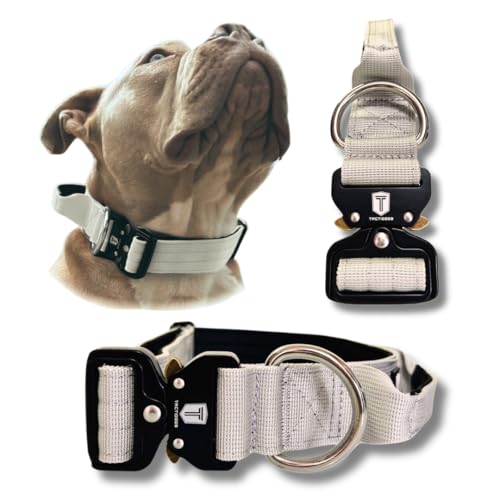 TACTIDOGS Halsband (Beige, M) von Tactidogs