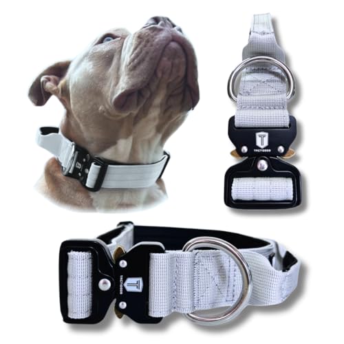 TACTIDOGS Halsband (Grau, M) von Tactidogs
