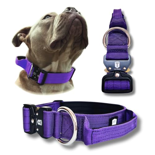 TACTIDOGS Halsband (Violett, L) von Tactidogs