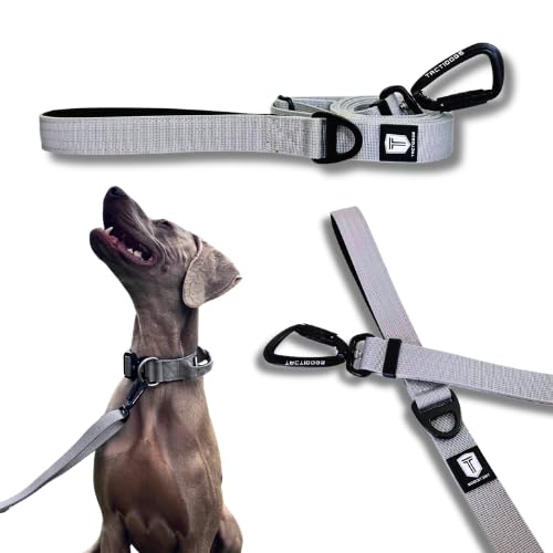 Taktidogs Leine, Grau von Tactidogs
