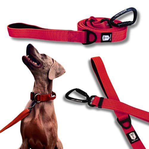 Taktidogs Leine, rot von Tactidogs