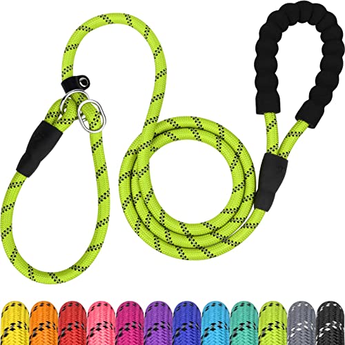 TagME Retrieverleine mit Zugstopp,Reflektierende Seilleine 185 cm Moxonleine,Weicher gepolsterter Griff,12mm für Große Hunde,Grün TagME Retrieverleine mit Zugstopp,Reflektierende Seilleine 185 cm Moxonleine,Weicher gepolsterter Griff,12mm für Große Hunde,Grün von TagME