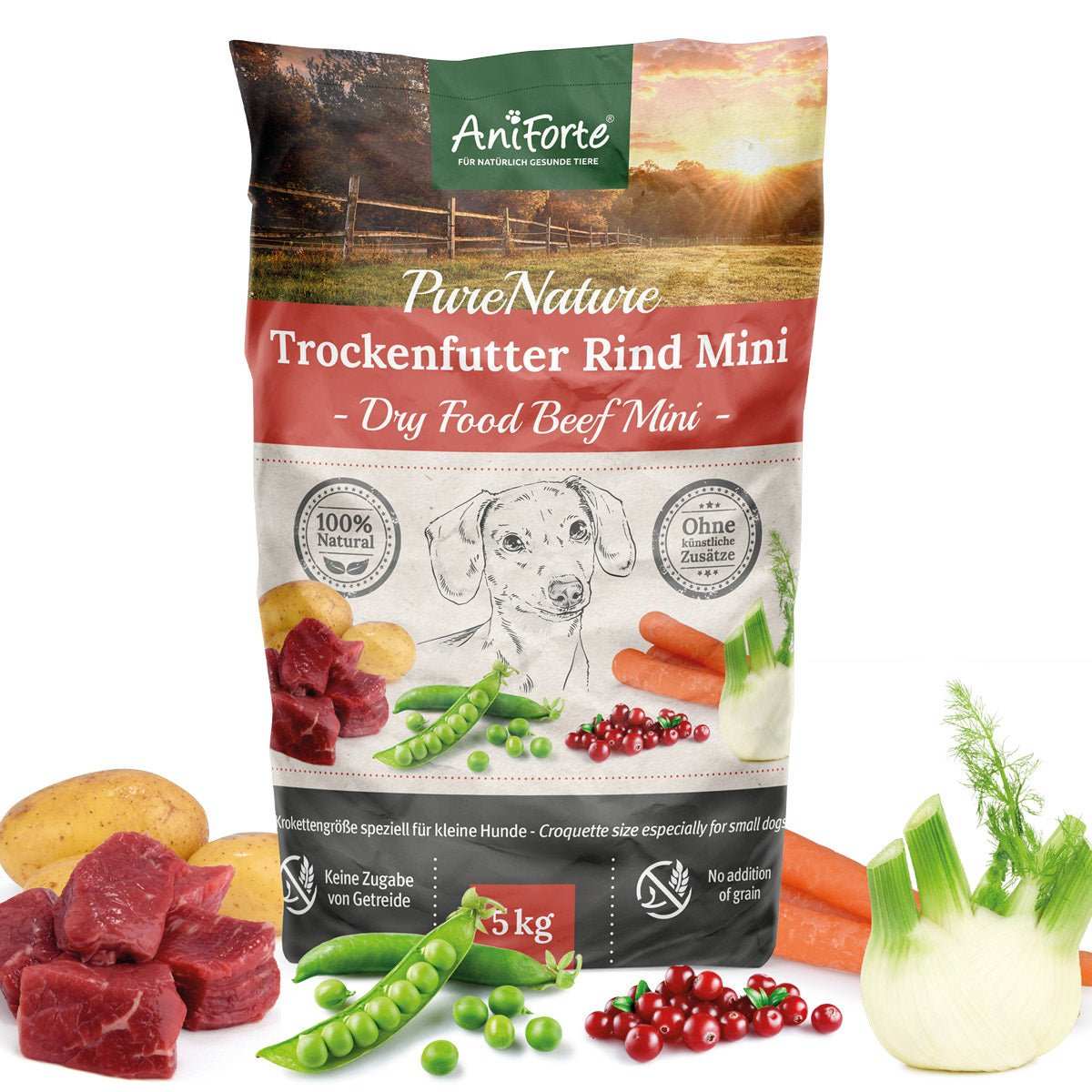 Trockenfutter Rind Mini Trockenfutter Rind Mini von AniForte