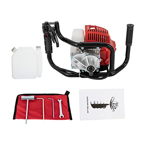 Tagtuell Erdlochbohrer, Erdbohrer mit 2 Takt Motor, Pfahlbohrer Motorerdbohrer für saubere Bohrungen, Pfahlbohrer Pflanzenbohrer, Ohne Bohrer Tagtuell Erdlochbohrer, Erdbohrer mit 2 Takt Motor, Pfahlbohrer Motorerdbohrer für saubere Bohrungen, Pfahlbohrer Pflanzenbohrer, Ohne Bohrer von Tagtuell