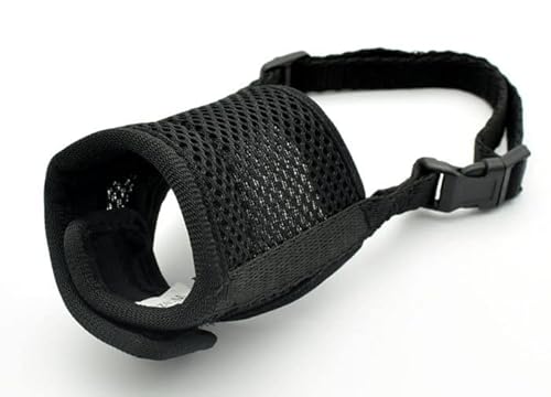 Taicols Maulkorb für Hunde, Anti-Bell-Maulkorb, atmungsaktiv, Maulkorb aus Nylon, verstellbar, für Hunde, Maulkorb für Hunde, weiches und atmungsaktives Netz, verhindert Beißen, Kauen Taicols Maulkorb für Hunde, Anti-Bell-Maulkorb, atmungsaktiv, Maulkorb aus Nylon, verstellbar, für Hunde, Maulkorb für Hunde, weiches und atmungsaktives Netz, verhindert Beißen, Kauen von Taicols