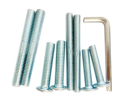Taicols Schrauben zum Kratzen für Katzen, Bolzen mit doppeltem Ende, Ersatzmaterial, M10-Schraube und M8-Schrauben für Katzenspikes, mit Innensechskantschlüssel, 4 Schrauben und 4 Schrauben Taicols Schrauben zum Kratzen für Katzen, Bolzen mit doppeltem Ende, Ersatzmaterial, M10-Schraube und M8-Schrauben für Katzenspikes, mit Innensechskantschlüssel, 4 Schrauben und 4 Schrauben von Taicols