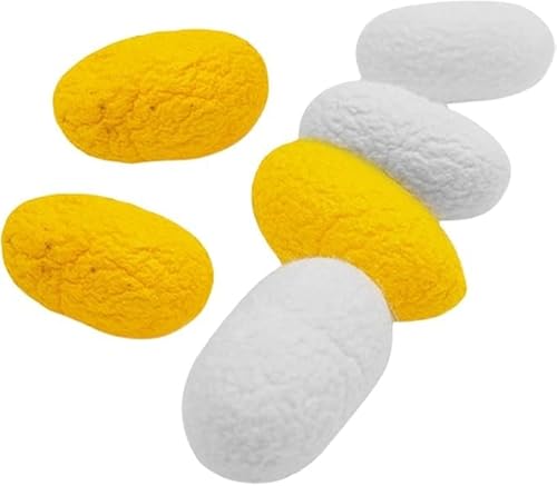 Taicols Set mit 6 Bällen für Katzen im Innenbereich, zur Linderung von Langeweile von Katzen und Spielen im Innenbereich, Katzenspielzeug, Wurmkokon, Training von Kätzchen Taicols Set mit 6 Bällen für Katzen im Innenbereich, zur Linderung von Langeweile von Katzen und Spielen im Innenbereich, Katzenspielzeug, Wurmkokon, Training von Kätzchen von Taicols