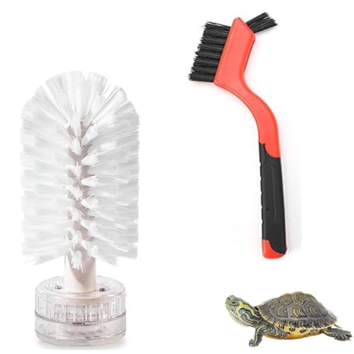 Taicols Turtle Scrub Brush mit Saugnapf für hinten, Aquarium-Schieber für Schildkröten, Zubehör für Aquarien, Bürste für Schildkröten, Schildkröten, Reinigungsbürste Schale Taicols Turtle Scrub Brush mit Saugnapf für hinten, Aquarium-Schieber für Schildkröten, Zubehör für Aquarien, Bürste für Schildkröten, Schildkröten, Reinigungsbürste Schale von Taicols
