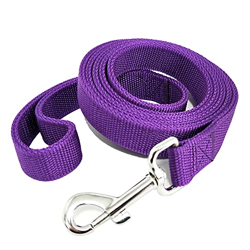 Nylon-Hundeleine mit 2 Schichten, 1,2 m lang, 2,5 cm breit, für mittelgroße und große Hunde Nylon-Hundeleine mit 2 Schichten, 1,2 m lang, 2,5 cm breit, für mittelgroße und große Hunde von Taida