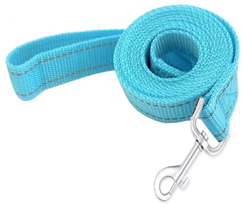 Reflektierende Hundeleine, 1,2 m, 1,5 m lang, 2,5 cm breit, für kleine und mittelgroße Hunde Reflektierende Hundeleine, 1,2 m, 1,5 m lang, 2,5 cm breit, für kleine und mittelgroße Hunde von Taida