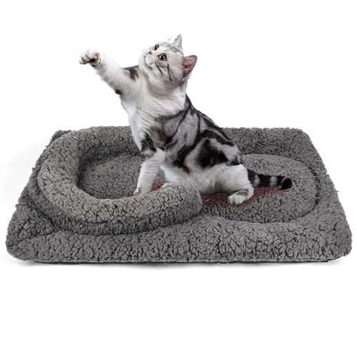 TailTastic Selbstwärmende Katzenbettmatte mit U-förmigem Kissen, 55,9 x 45,7 cm, weich, verdickt, thermisch, maschinenwaschbar, Wärmespeicherungspad für Hauskatzen TailTastic Selbstwärmende Katzenbettmatte mit U-förmigem Kissen, 55,9 x 45,7 cm, weich, verdickt, thermisch, maschinenwaschbar, Wärmespeicherungspad für Hauskatzen von TailTastic