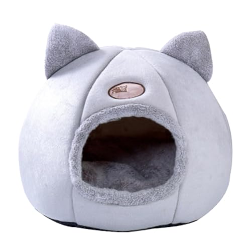 Katzennest Katzenkopf Design Rutschfester Stoff Gefüllte Kitty Höhle für Outdoor Kätzchen Bett Katzennest Katzenkopf Design Rutschfester Stoff Gefüllte Kitty Höhle für Outdoor Kätzchen Bett von Tainrunse
