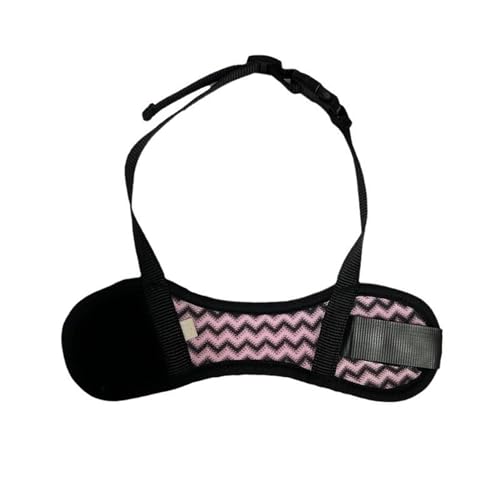 Tainrunse Bequemer Maulkorb für Hunde, bequemer Maulkorb für Hunde, verstellbar, bunt, atmungsaktiv, bequem, Haustier-Mundschutz, Rosa, Größe L Tainrunse Bequemer Maulkorb für Hunde, bequemer Maulkorb für Hunde, verstellbar, bunt, atmungsaktiv, bequem, Haustier-Mundschutz, Rosa, Größe L von Tainrunse
