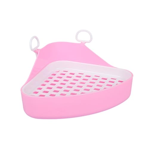 Tainrunse Buckle Design Pet Toilet Hollowed Out Pet Toilet Small Pet Toilet Detachable Triangle Hollow Rabbit Litter Box for Frettchen Hamsters Cats Guinea Pigs Pink Tainrunse Buckle Design Pet Toilet Hollowed Out Pet Toilet Small Pet Toilet Detachable Triangle Hollow Rabbit Litter Box for Frettchen Hamsters Cats Guinea Pigs Pink von Tainrunse