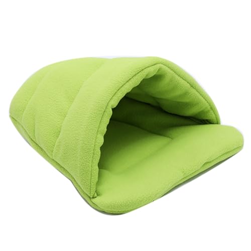 Tainrunse Dickes Fleece, warm, für Hunde und Katzen, Höhle, Nest, Bett, Hausschuh-Form, Haustierschlafsack von Tainrunse