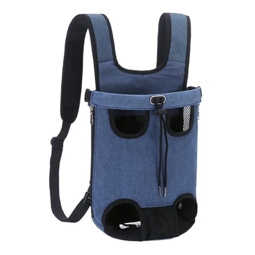 Tainrunse Einfach zu bedienende Haustier-Tragetasche, kratzfest, Haustiertasche, modisch, atmungsaktiv, tragbar, verstellbarer Kordelzug, bequeme Brust-Umhängetasche, Blau, Größe M Tainrunse Einfach zu bedienende Haustier-Tragetasche, kratzfest, Haustiertasche, modisch, atmungsaktiv, tragbar, verstellbarer Kordelzug, bequeme Brust-Umhängetasche, Blau, Größe M von Tainrunse