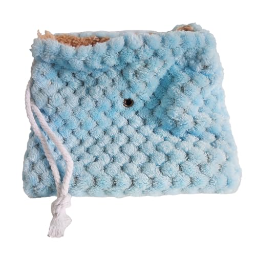 Tainrunse Hamster Harness Bag Travel Tool Soft Functional Hamster Bag with Drawstring Blue von Tainrunse