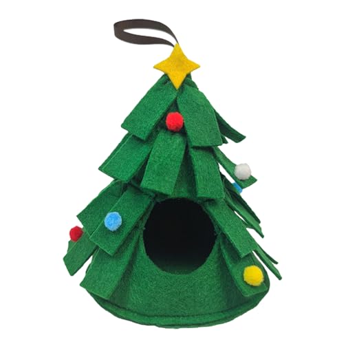 Tainrunse Hamsternest Dauerhafte Ruhe Weihnachtsbaum Form Hamster Meerschweinchen Schlafnest Haus M von Tainrunse