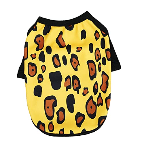 Tainrunse Haustier-T-Shirt, für kleine und mittelgroße Hunde, Welpen, Kleidung, für Frühling und Sommer, schön, waschbar, Schwarz, Größe L Tainrunse Haustier-T-Shirt, für kleine und mittelgroße Hunde, Welpen, Kleidung, für Frühling und Sommer, schön, waschbar, Schwarz, Größe L von Tainrunse
