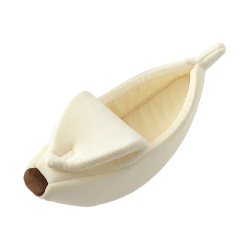 Tainrunse Haustierbett, kreative Form, superweich, winddicht, lichtecht, realistisch aussehend, hält warm, Stoff, lustiges Bananen-Katzenbett, gemütliches Haustier Tainrunse Haustierbett, kreative Form, superweich, winddicht, lichtecht, realistisch aussehend, hält warm, Stoff, lustiges Bananen-Katzenbett, gemütliches Haustier von Tainrunse